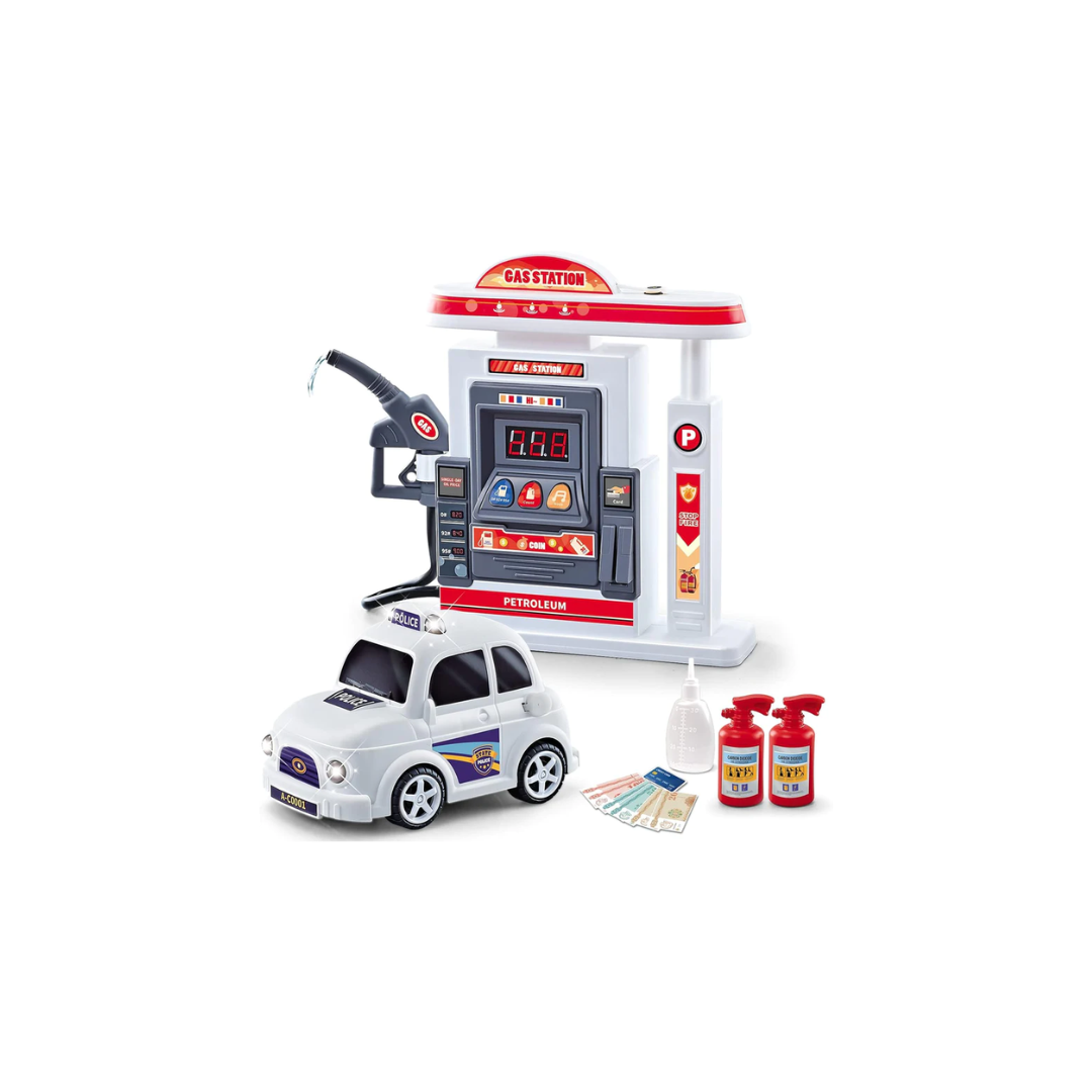 Rainbow Toys Educational Simulated Gas Station Children Toy Set