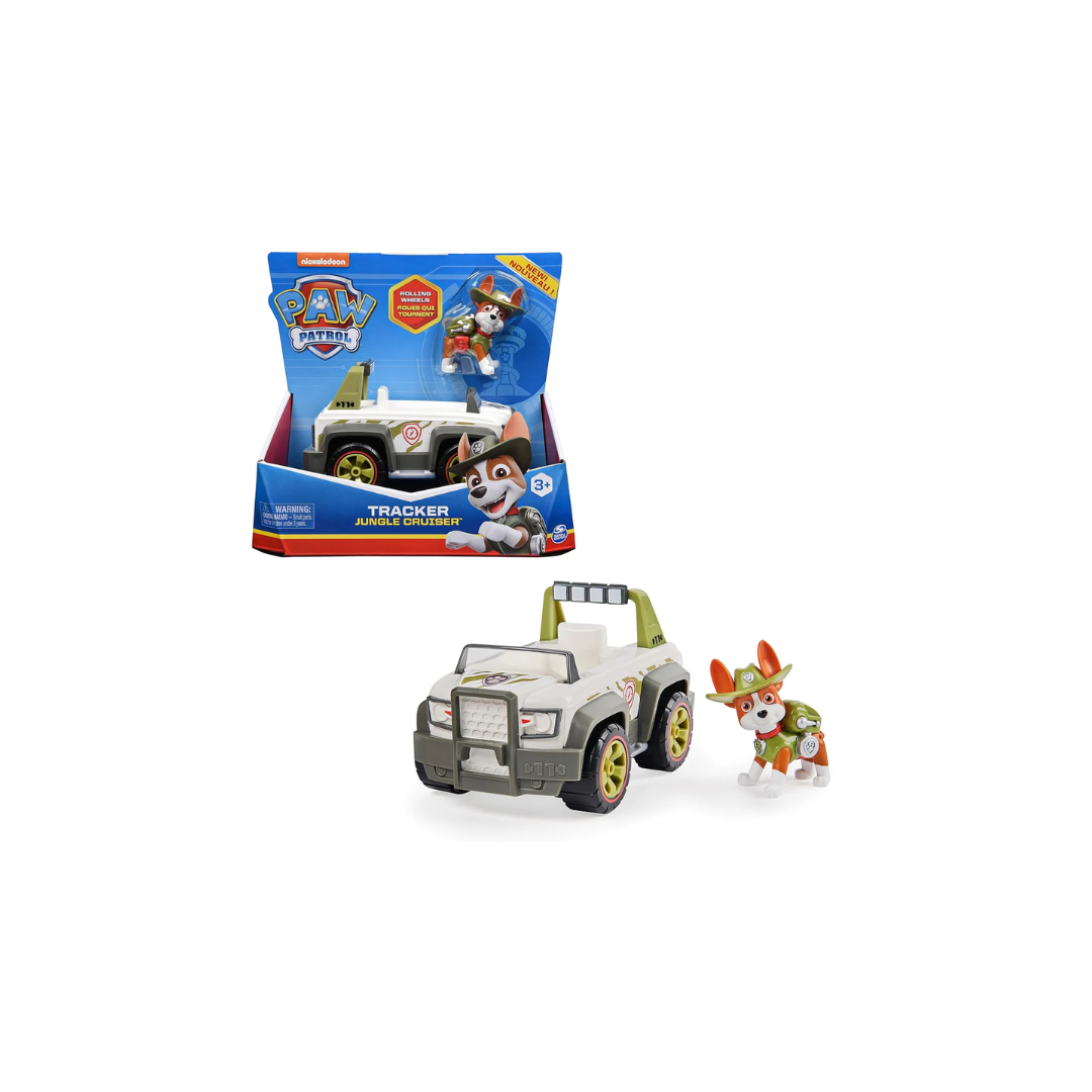 Win Magic Paw Patrol Tracker Jungle Cruiser Vehicle with Collectible Figure