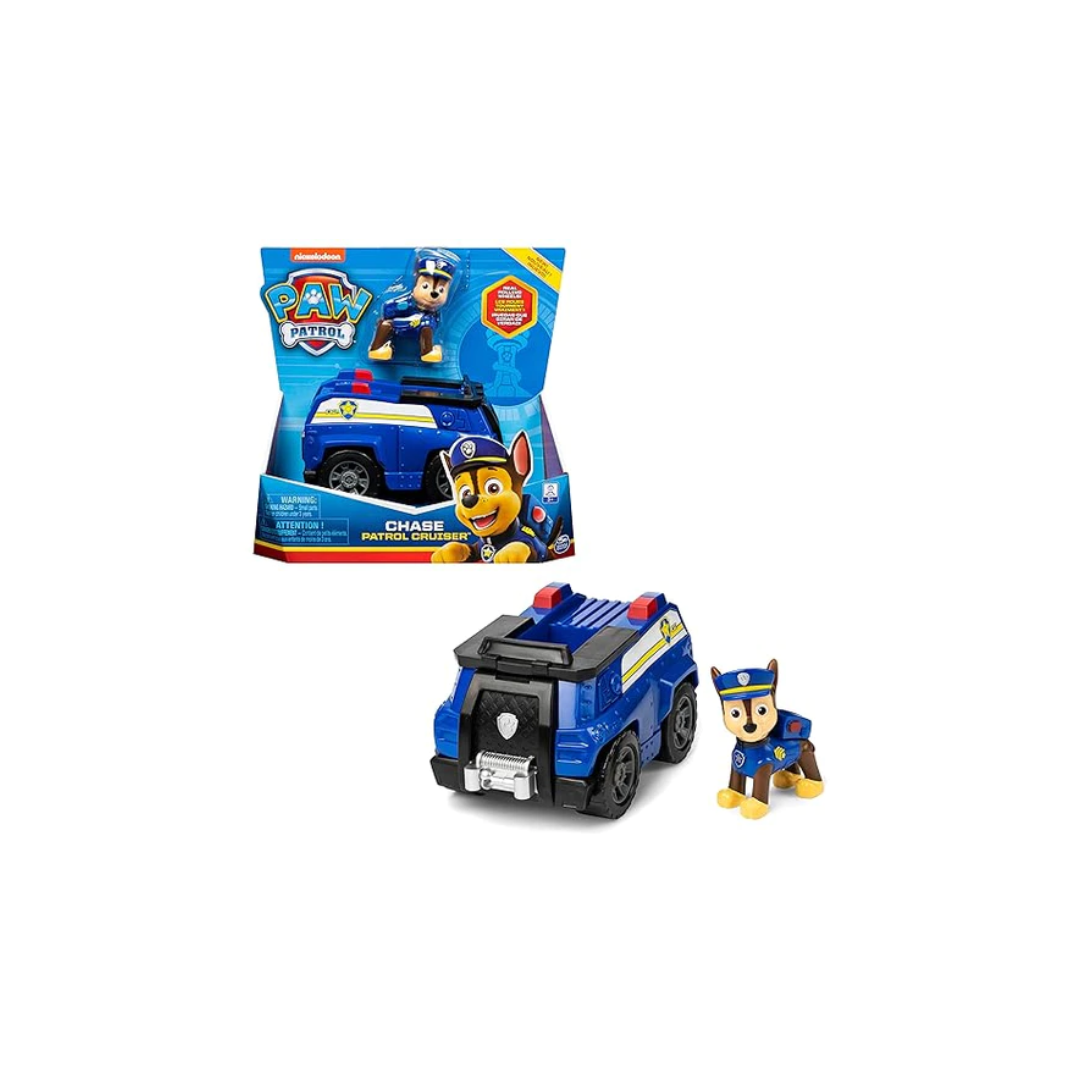 Win Magic Paw Patrol Chase Patrol Cruiser Vehicle With Collectible Figure