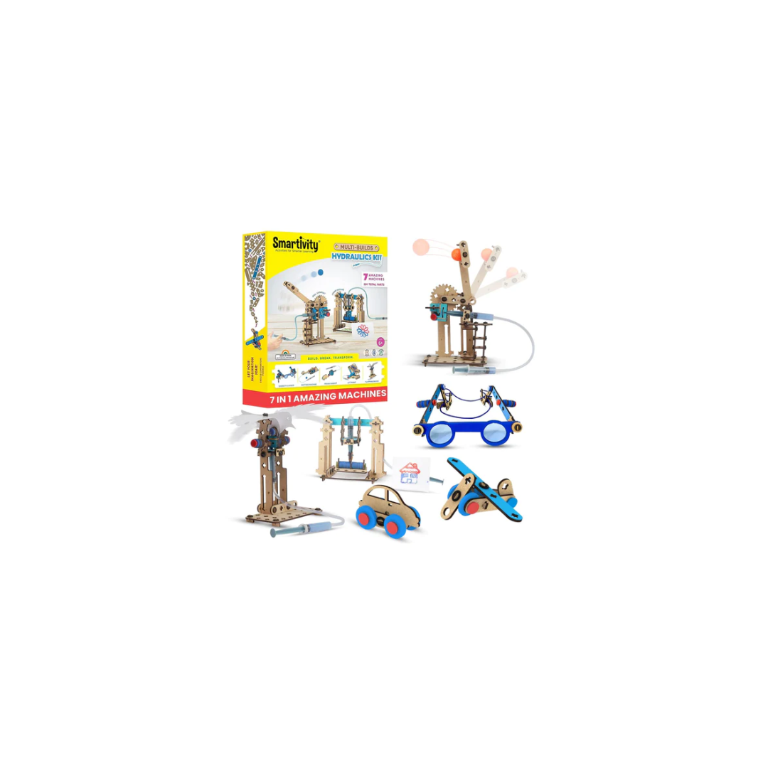 SMARTIVITY Kids Empire 7 in1 Multi-Builds Hydraulic Kit