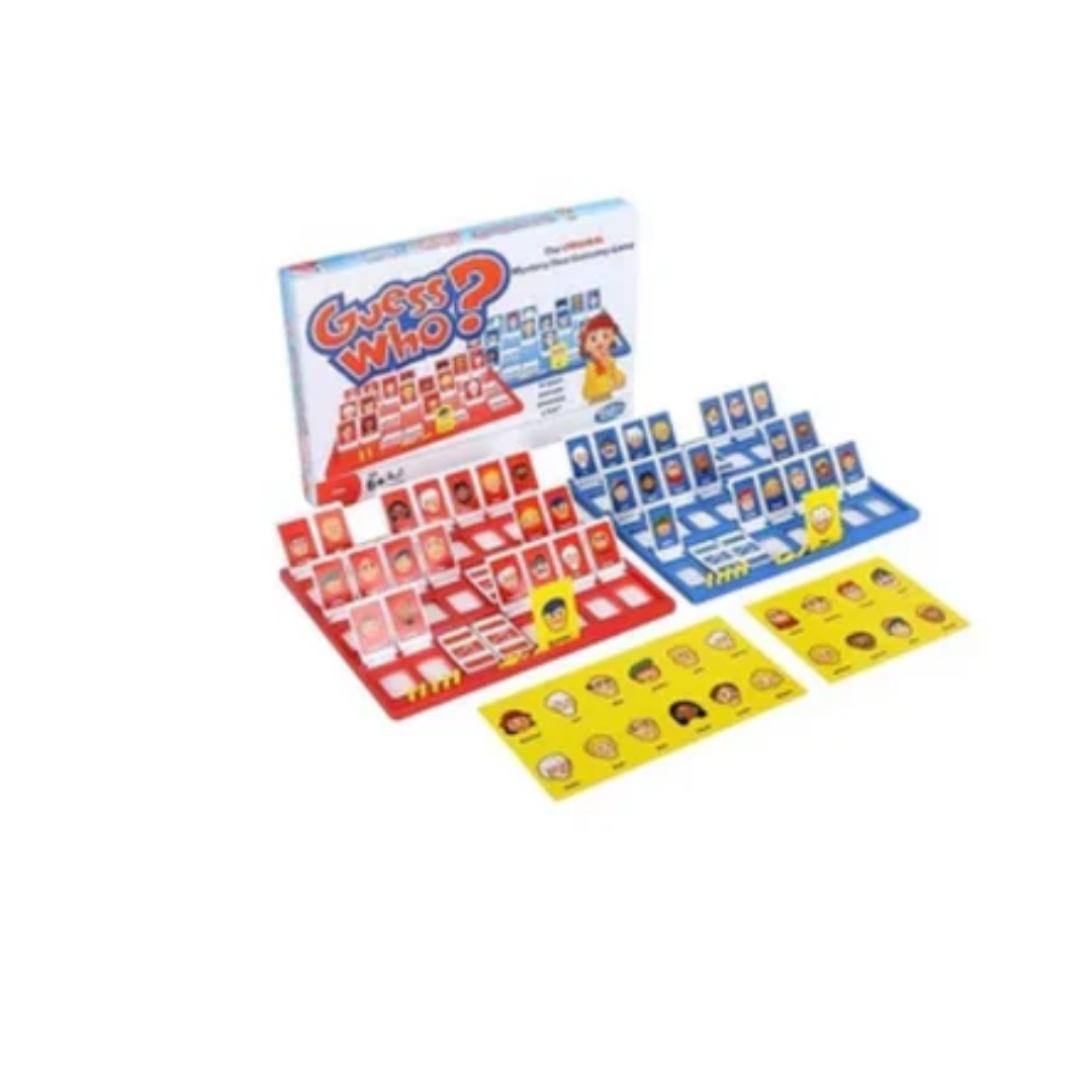 Hasbro Guess Who Board Game - Red Blue