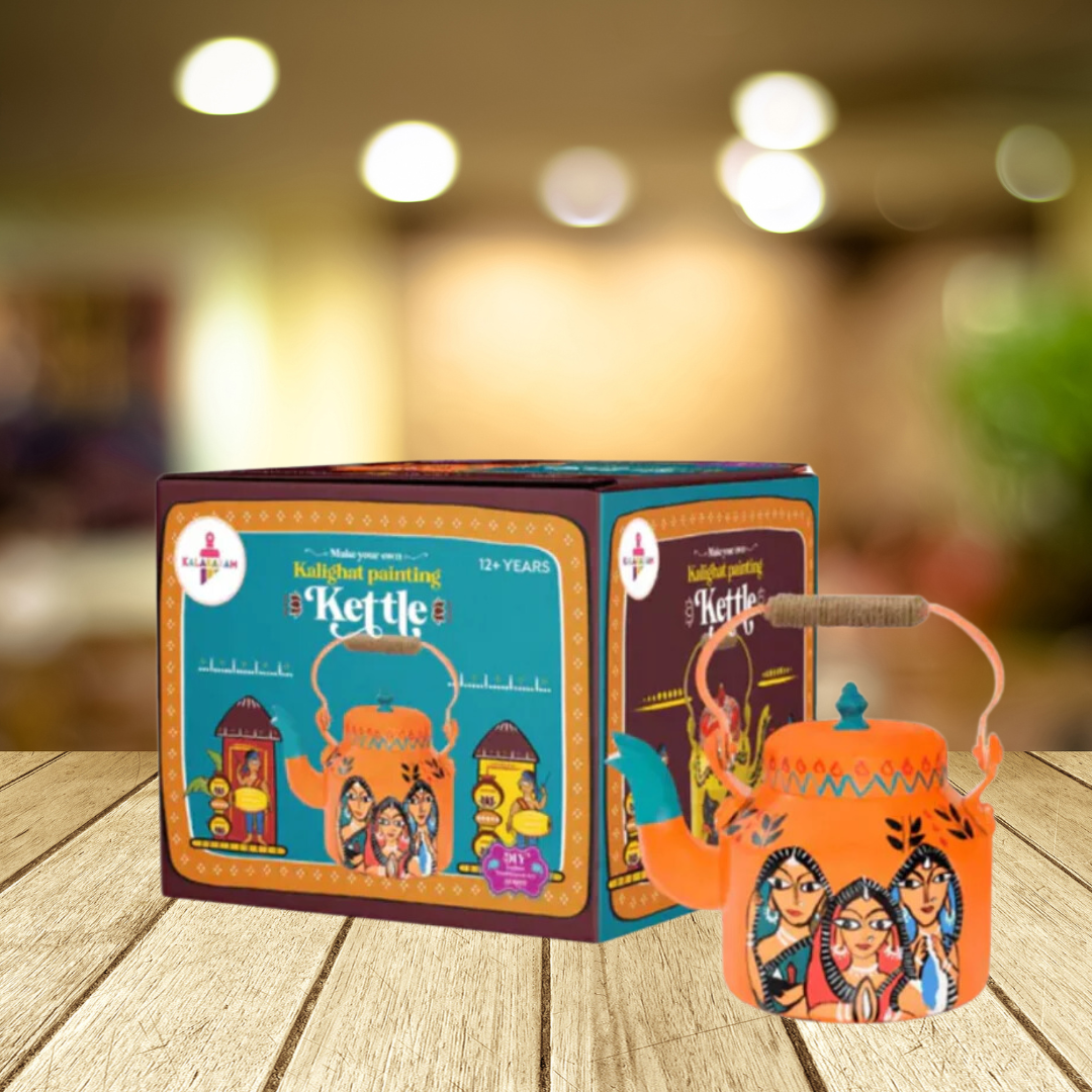Kalakaram Make Your Own Kalighat Painting Kettle DIY Activity Box