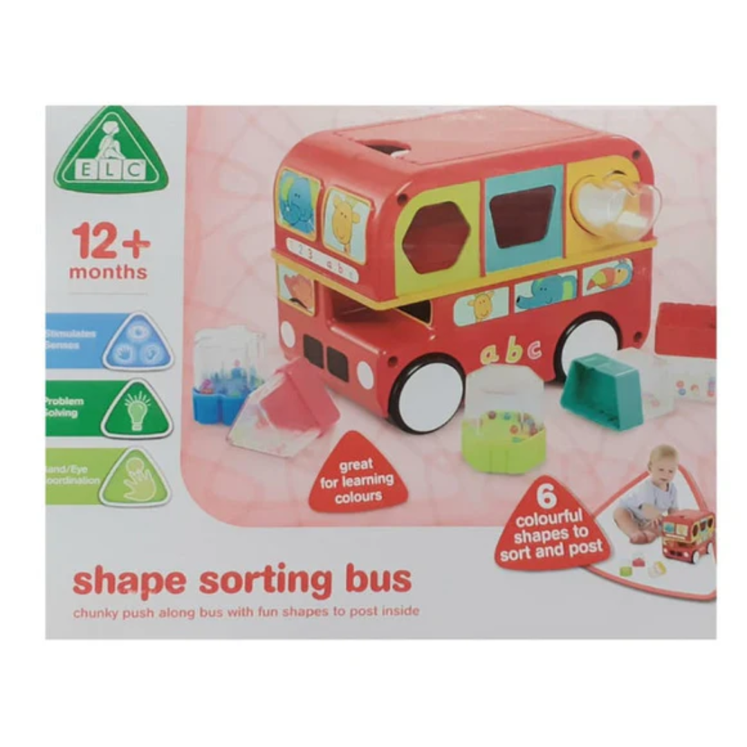 Early Learning Centre Shape Sorting Bus - Red