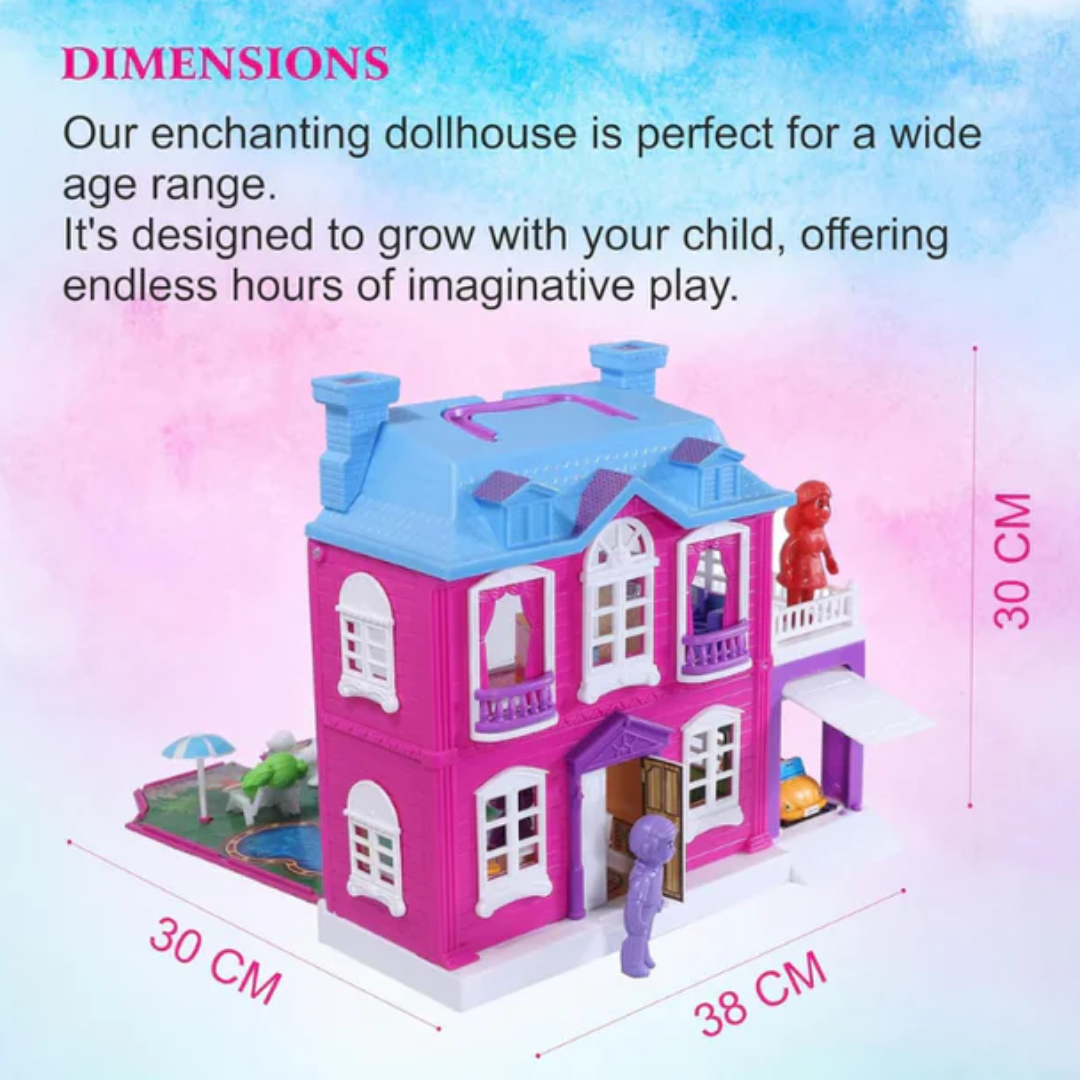 Toyzone Dream Palace Doll House(40 Pcs)