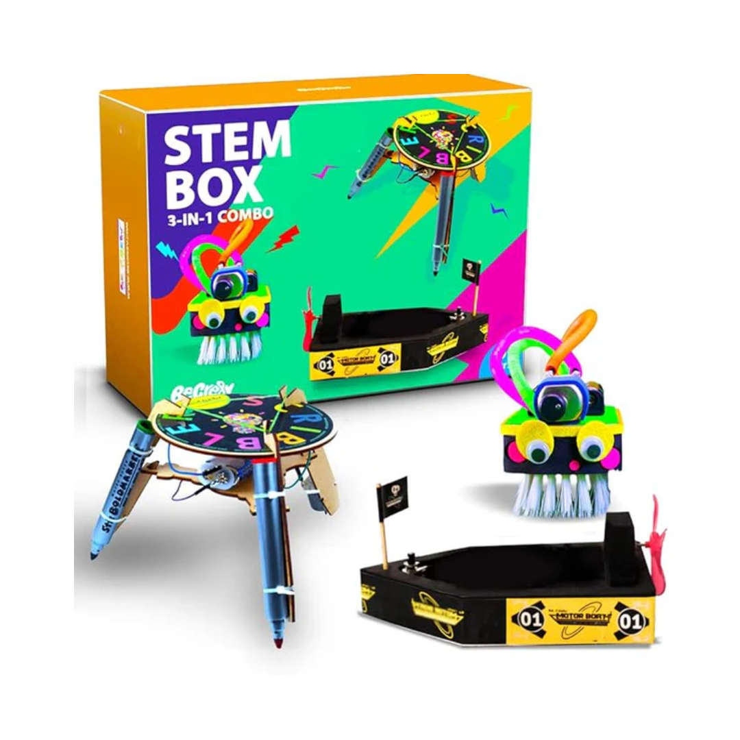 Be Cre8v 3 in 1 Robotics, Electronics Science Combo