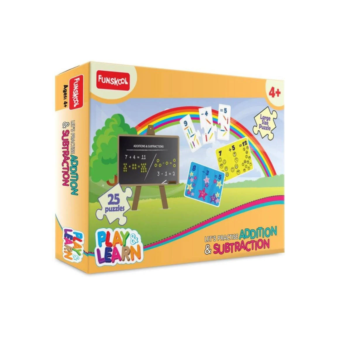 Funskool Lets Practise Adition And Subtraction Puzzle