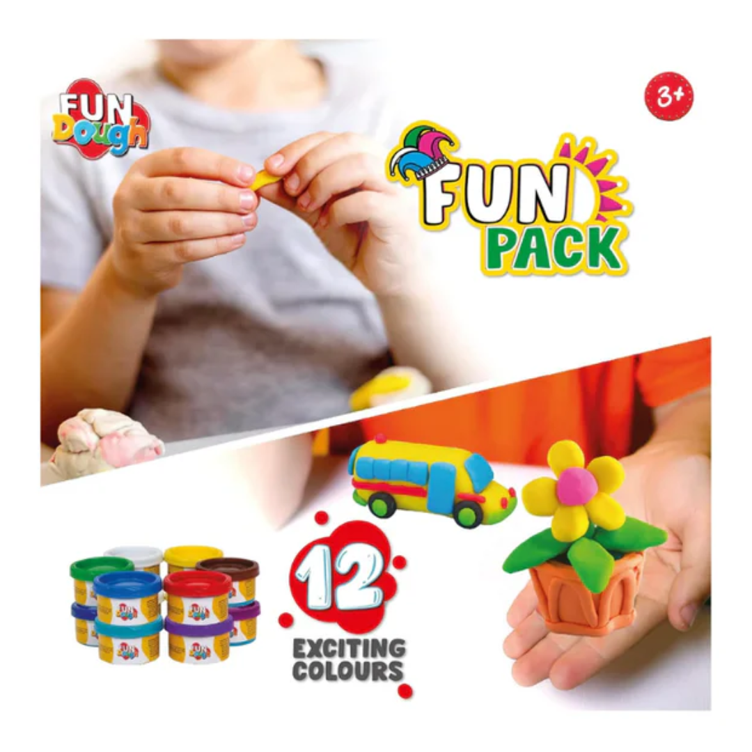 Funskool Fundough Fun Pack 12 Mini Dough Set
