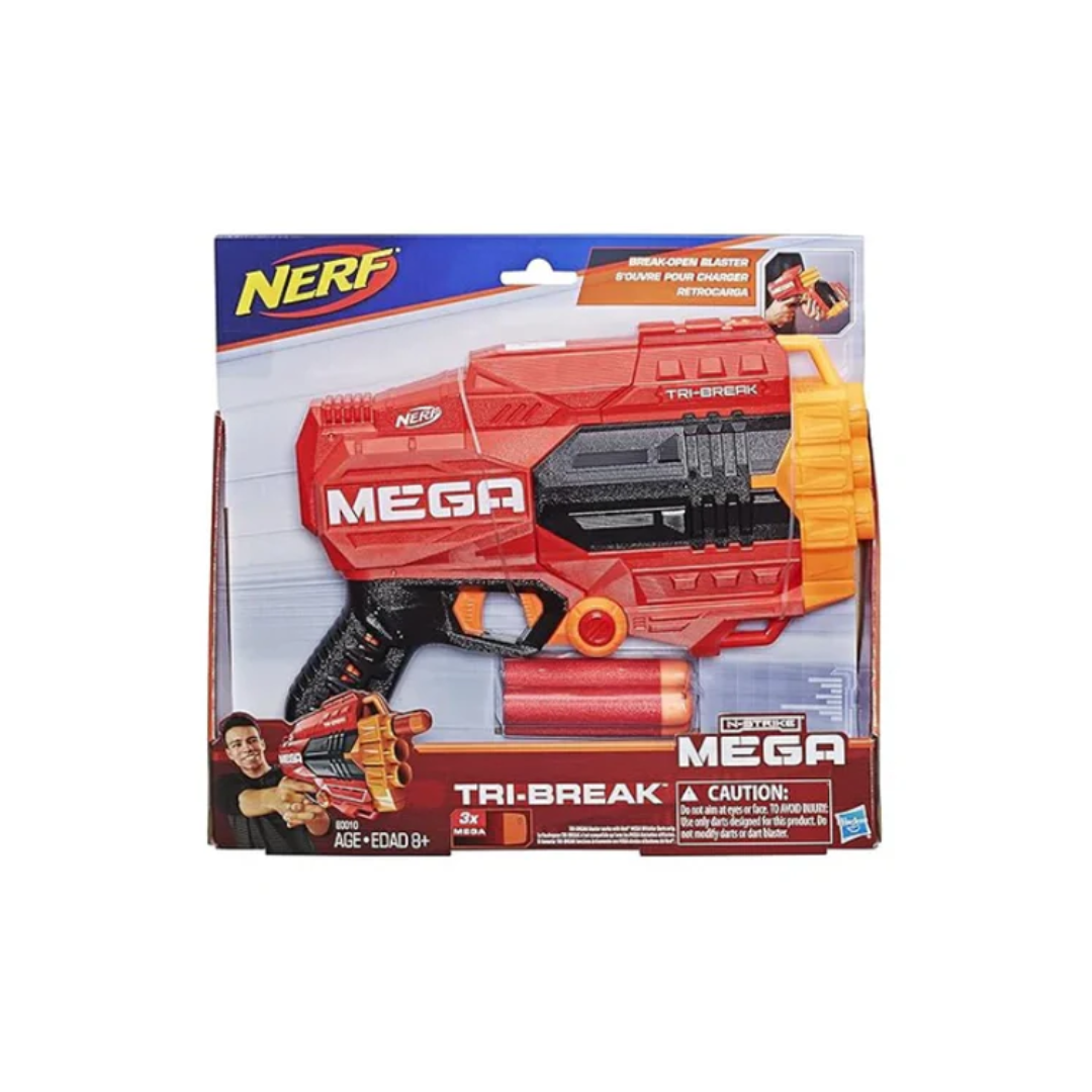 Hasbro Nerf Mega Tri-Break Blaster Gun