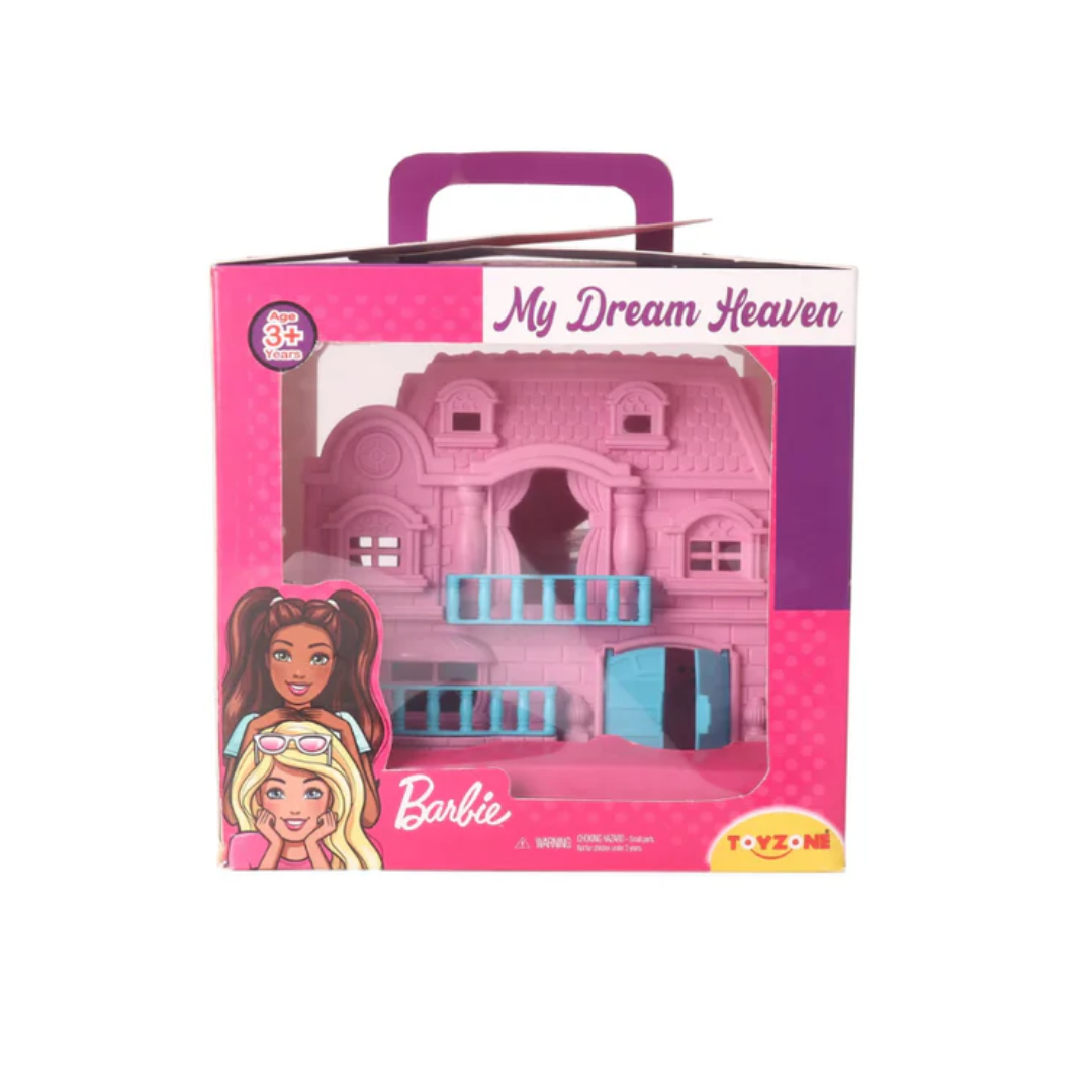 Toyzone Barbie My Dream Heaven Dollhouse Pink Rainbow Toys