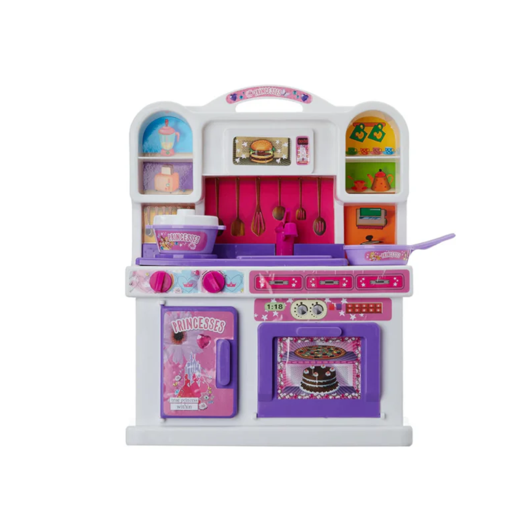 Toyzone Plastic Barbie My Little Kitchen Play Set