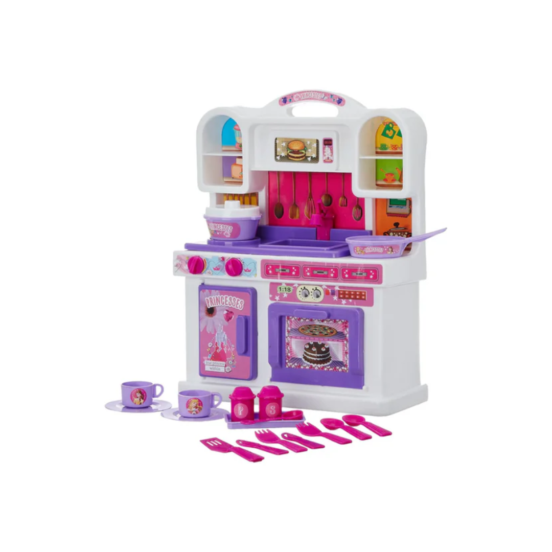 Toyzone Plastic Barbie My Little Kitchen Play Set