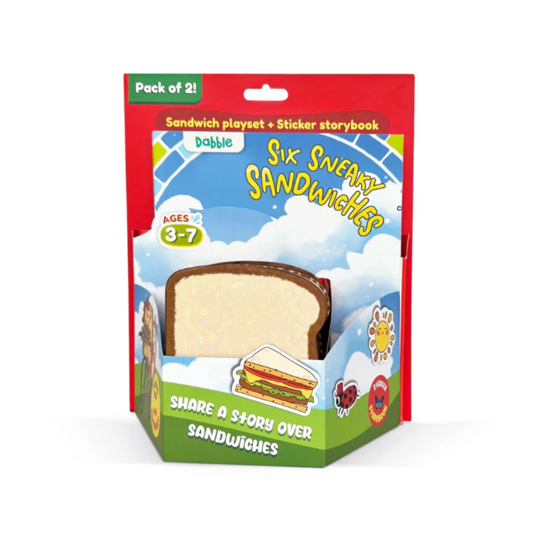 Shifu Dabble Six Sneaky Sandwiches Pretend Play Set