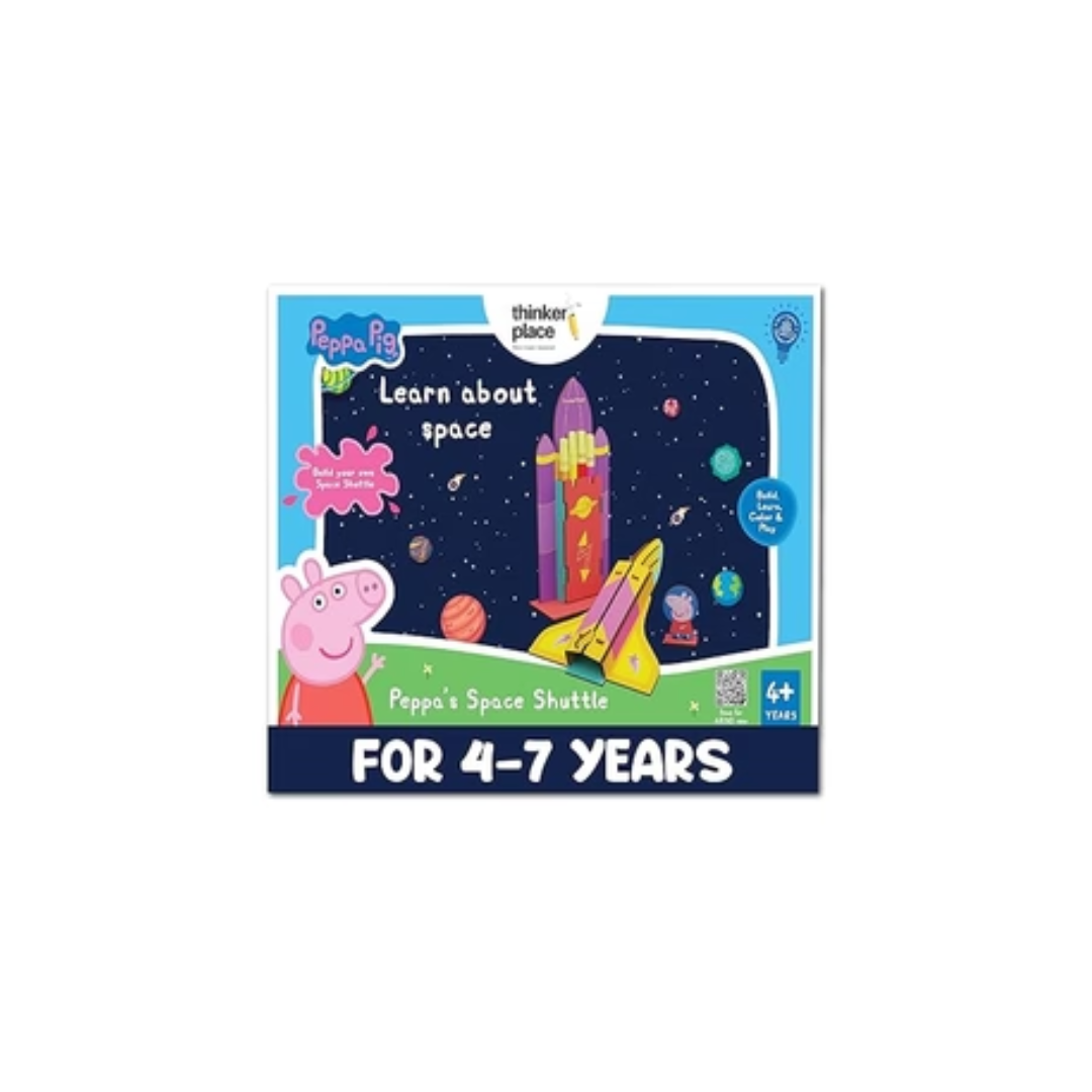Thinke rPlace Peppa Pig DIY Space Shuttle Pen Stand Toy