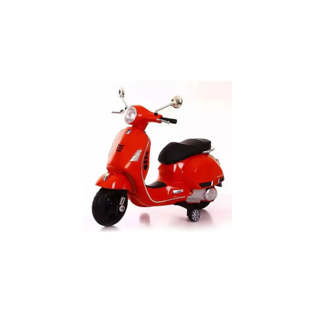Rainbow Toys Vespa Ride On Scooter with Foot Accelerator Red