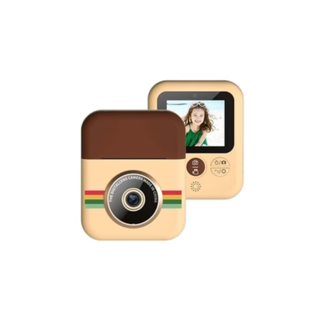 Instant Print Camera -Children Digital Camera with Zero Ink Technology, 2.4 inch IPS HD Display, Recording Video + Taking Photo+Printing