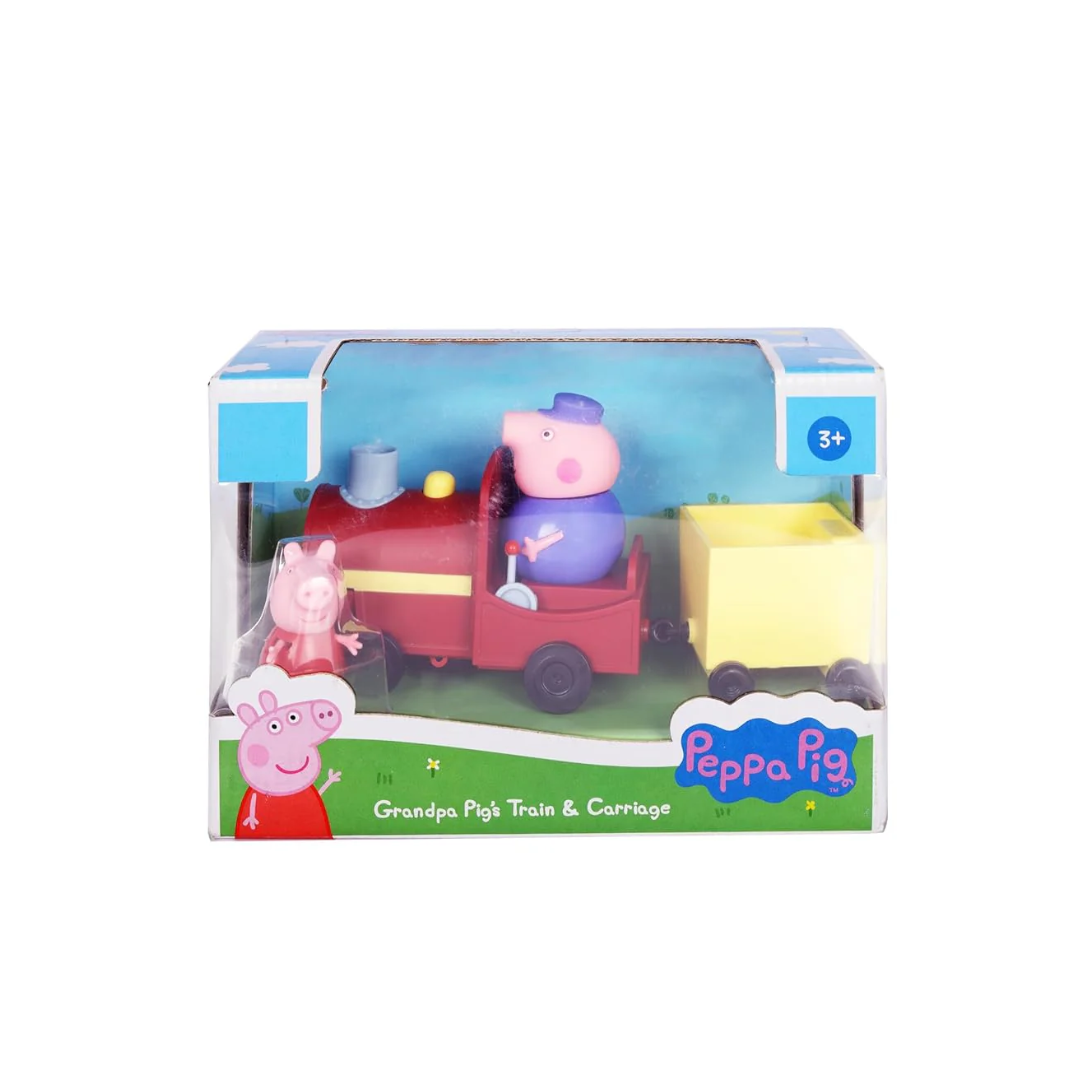 Peppa Pig Grandpa's Train and Carriage Playset