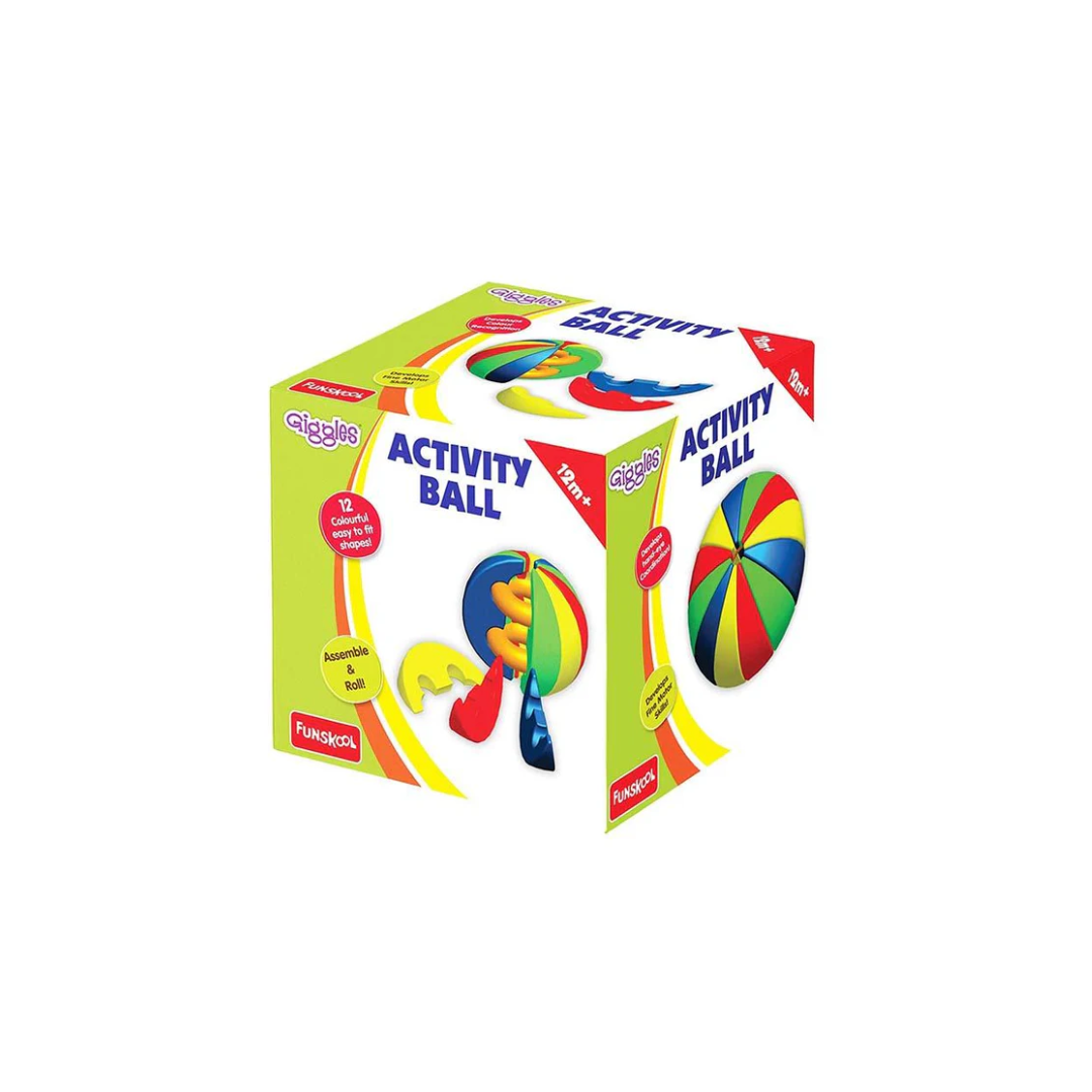 Funskool Giggles Activity Ball – Rainbow Toys - Main Image