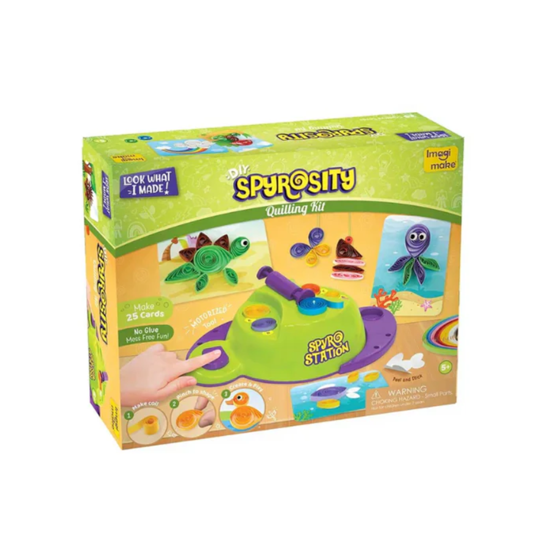 Quill On Spyrosity Spyrosity 3D Crinklers Explore Quilling Based Creative Toy