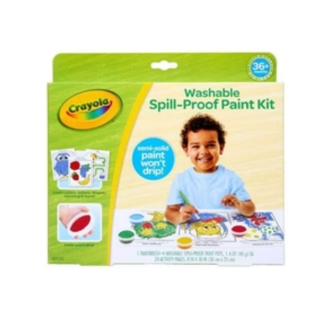 Crayola Washable Spill Proof Paint Kit Crayola