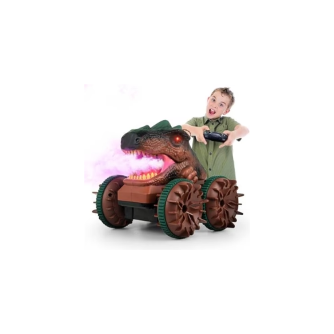 Rainbow Toys Remote Control Car Dinosaur T Rex Amphibius water toy - Mist spray effect