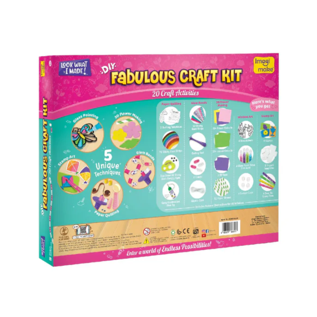 Imagimake Fabulous Craft Kit-Arts and Crafts