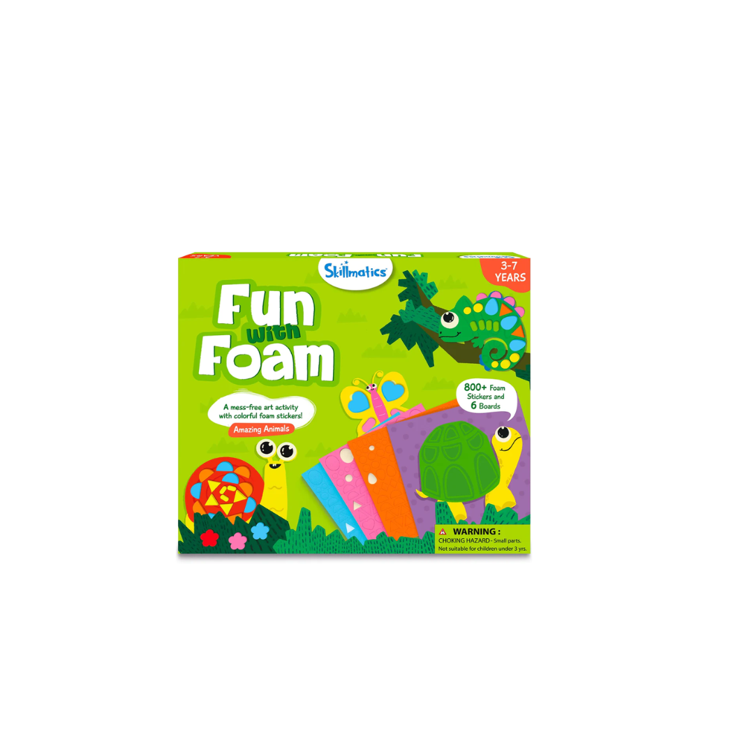 Skillmatics Art Activity - Fun with Foam Animals.