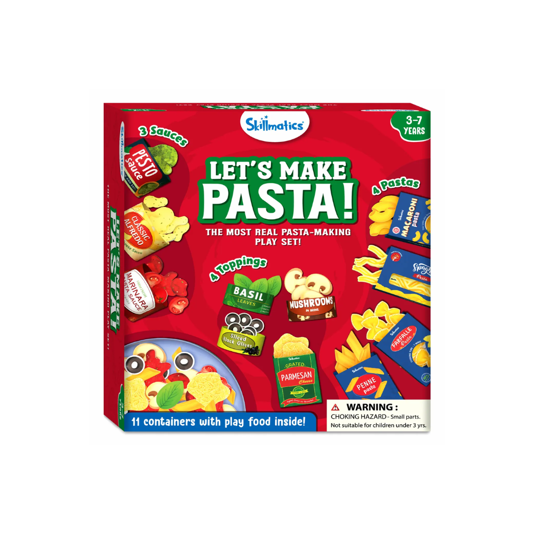 Skillmatics Let's Make Pasta Play Food for Realistic Pretend Play