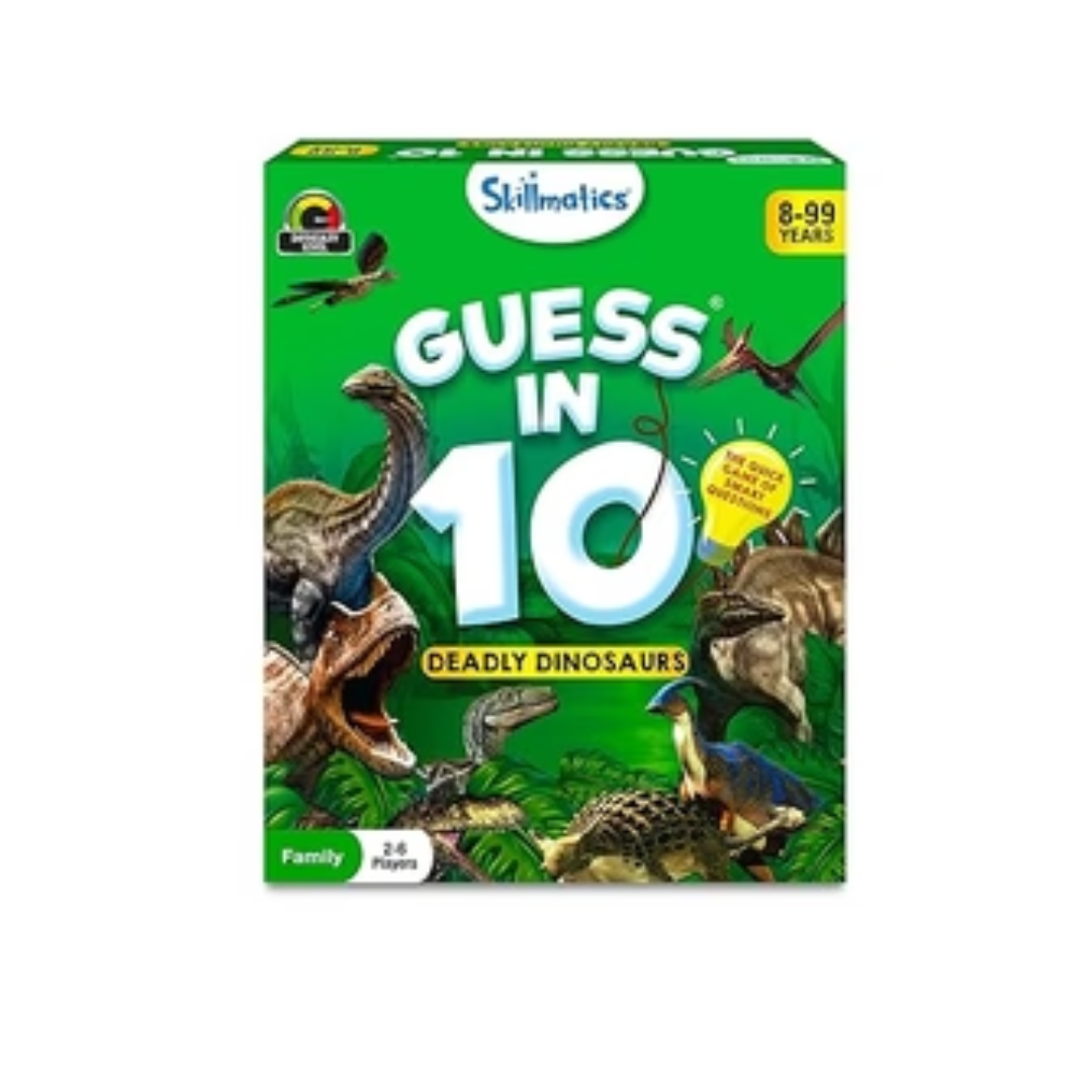 Skillmatics Guess in 10 Deadly Dinosaurs Card Game