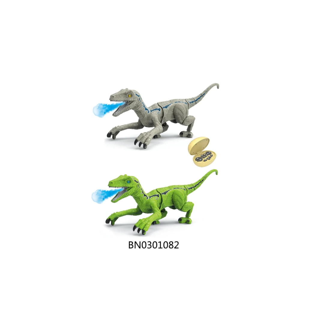 Rainbow Toys New Smart Walking Spray Light and Music Remote Control Dinosaur Toying Smart Walking Spray Light and Music Remote Control Dinosaur Toy for Boys