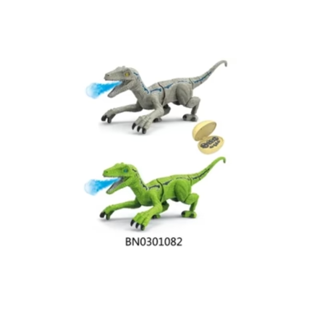 Rainbow Toys New Smart Walking Spray Light and Music Remote Control Dinosaur Toying Smart Walking Spray Light and Music Remote Control Dinosaur Toy for Boys