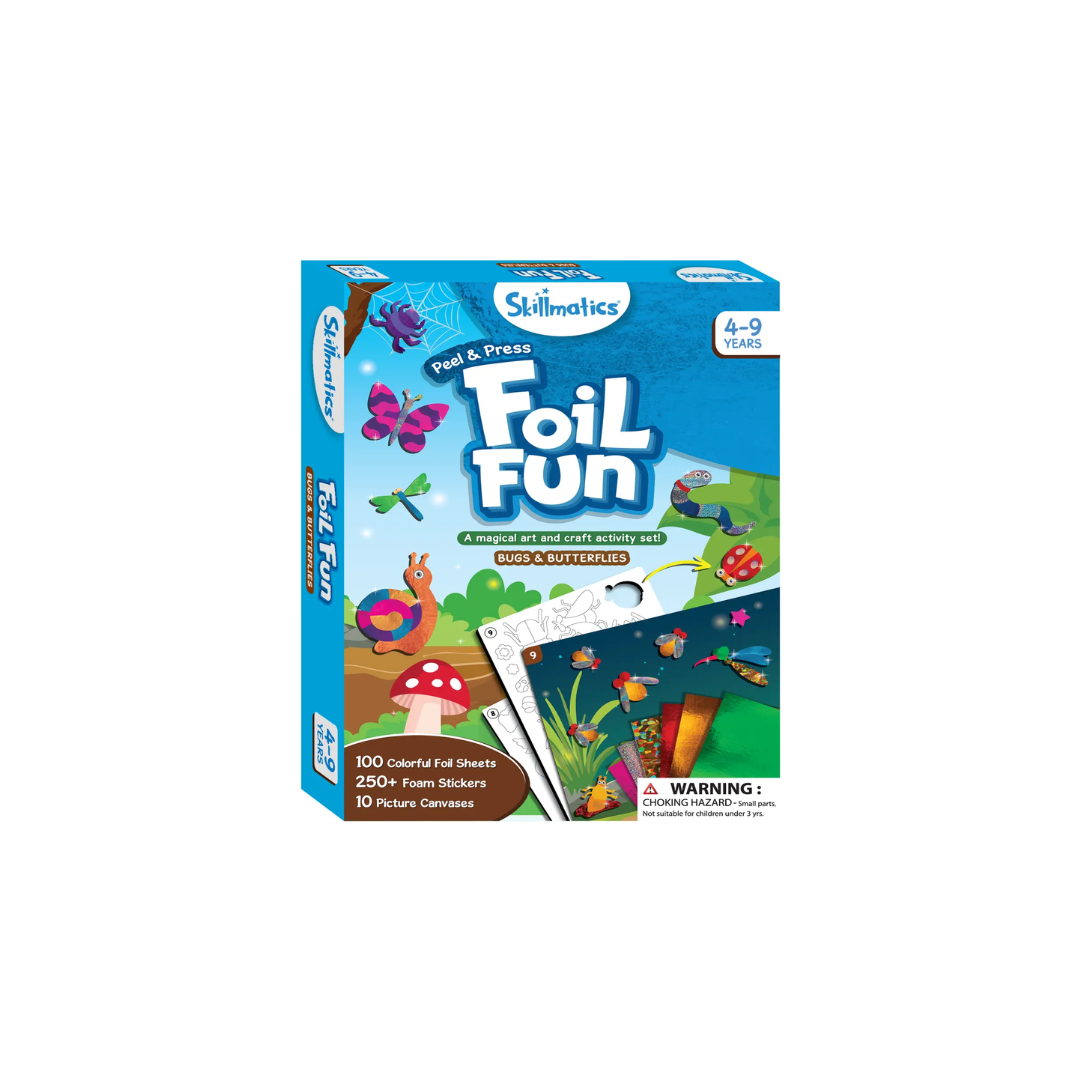 Foil Fun: Bugs & Butterflies | No Mess Art Kit (ages 4-9)