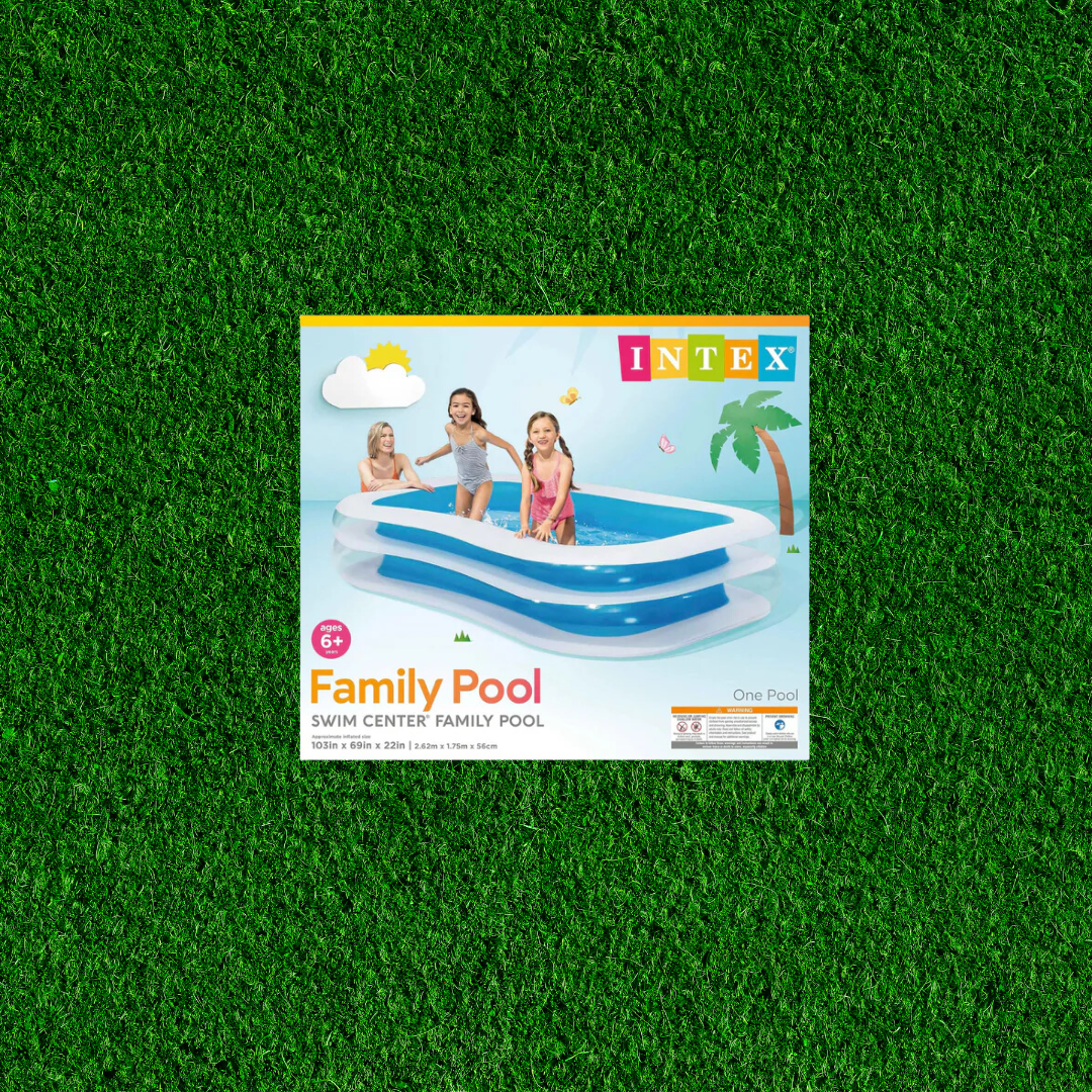 Intex 56483 Swimiing Family Pool 8 Foot Inflatable Swimming Pool