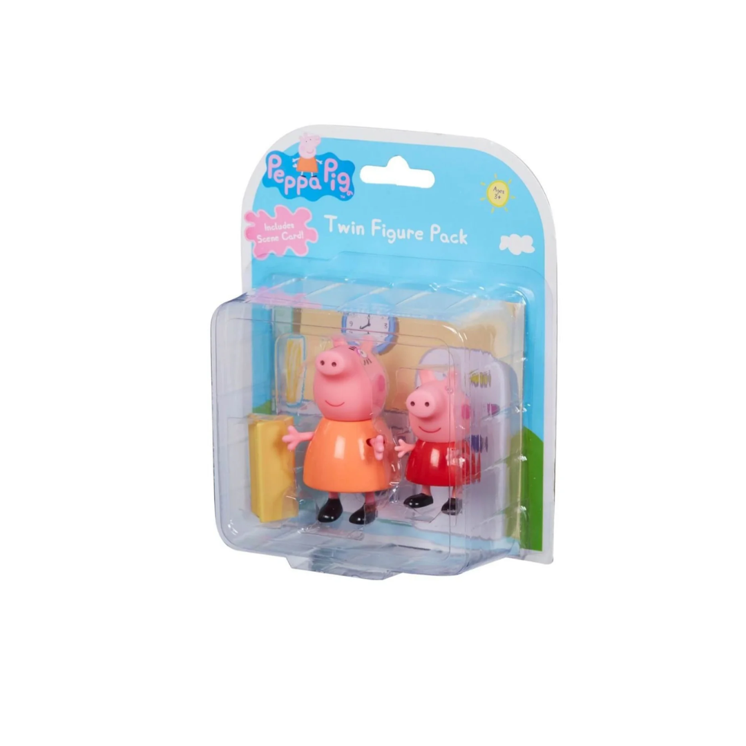 Peppa Pig Twin Figure Pack - Peppa & Mom