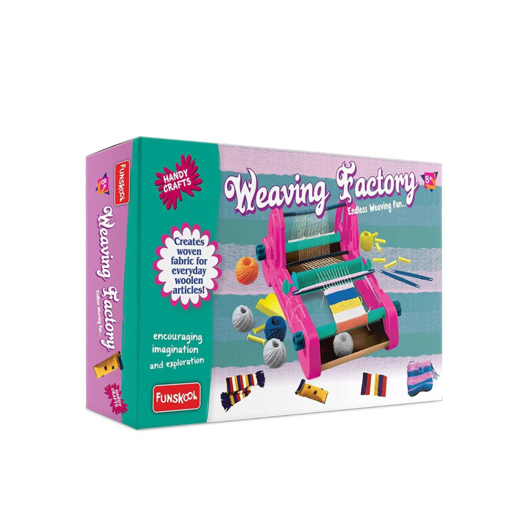Funskool Handycrafts Weaving Factory Portable Weaving Machine