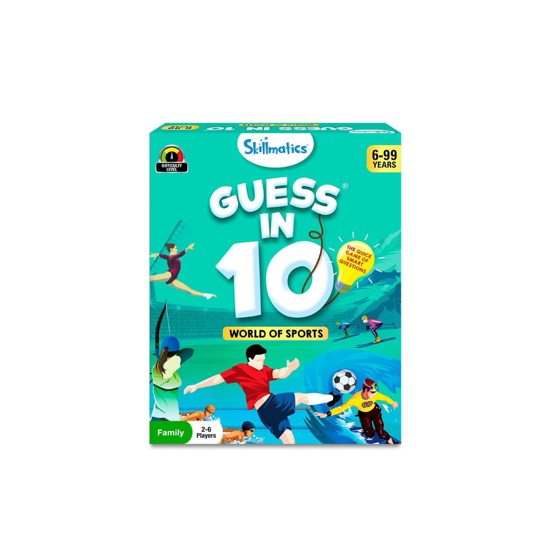 Skillmatics Card Game - Guess in 10 Sports.