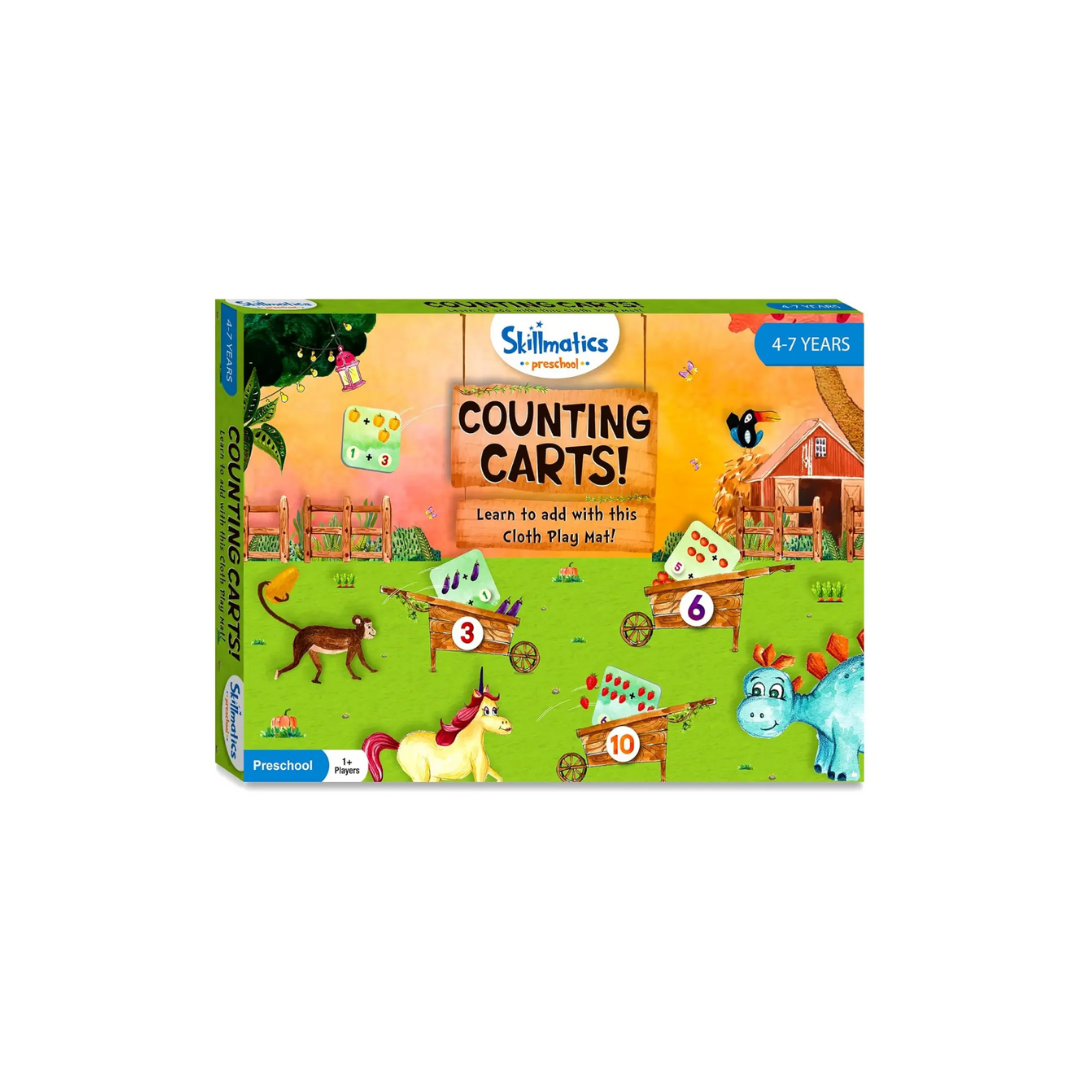 Counting Carts | Activity Play Mat (ages 4-7)