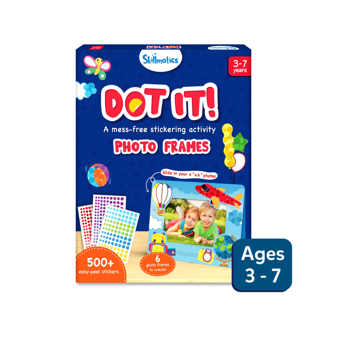 Skillmatics Dot it! Photo Frames No Mess Sticker Art (ages 3-7)