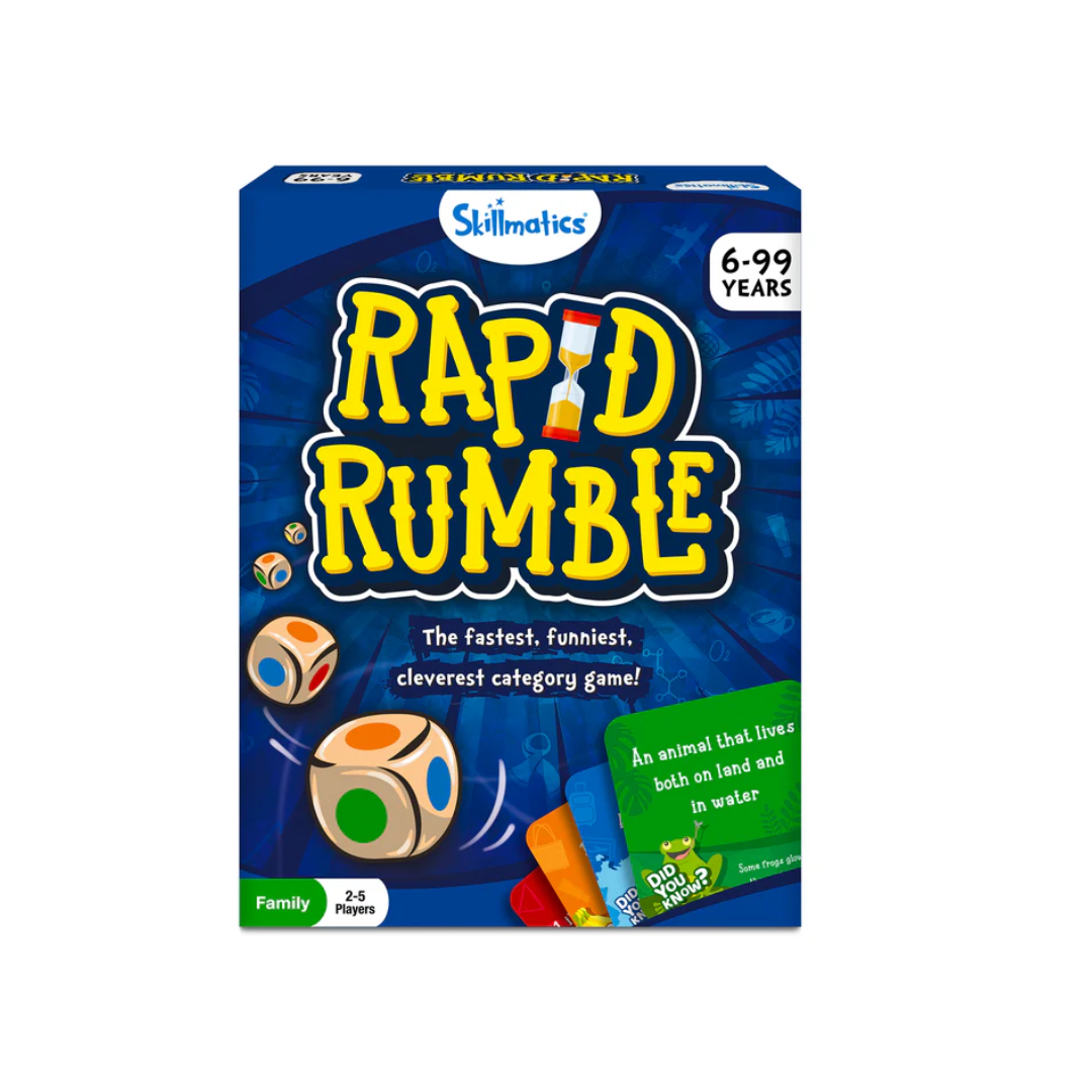 Skillmatics Board Game Rapid Rumble Fun for Family Game Night Educational Toys