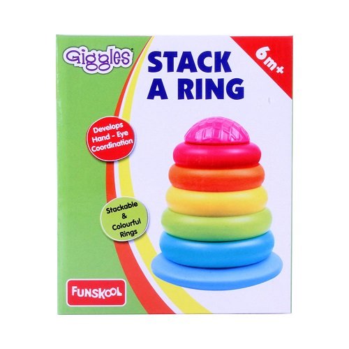 Funskool Giggles Stack A Ring, Multi Color