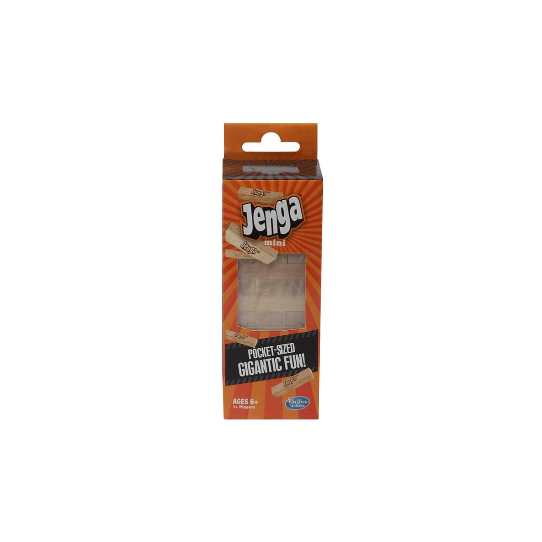 Hasbro Gaming Jenga Mini Game, Hardwood Blocks,