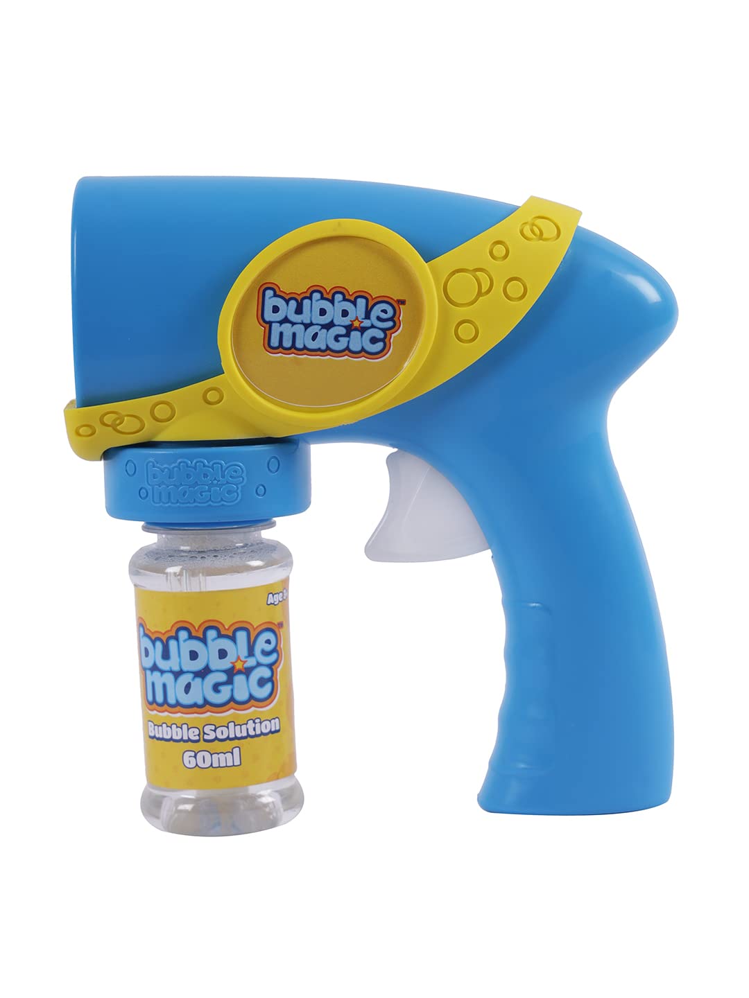 Bubble Magic Turbo Powered Bubble Blaster Includes Bubble Solution Bottle