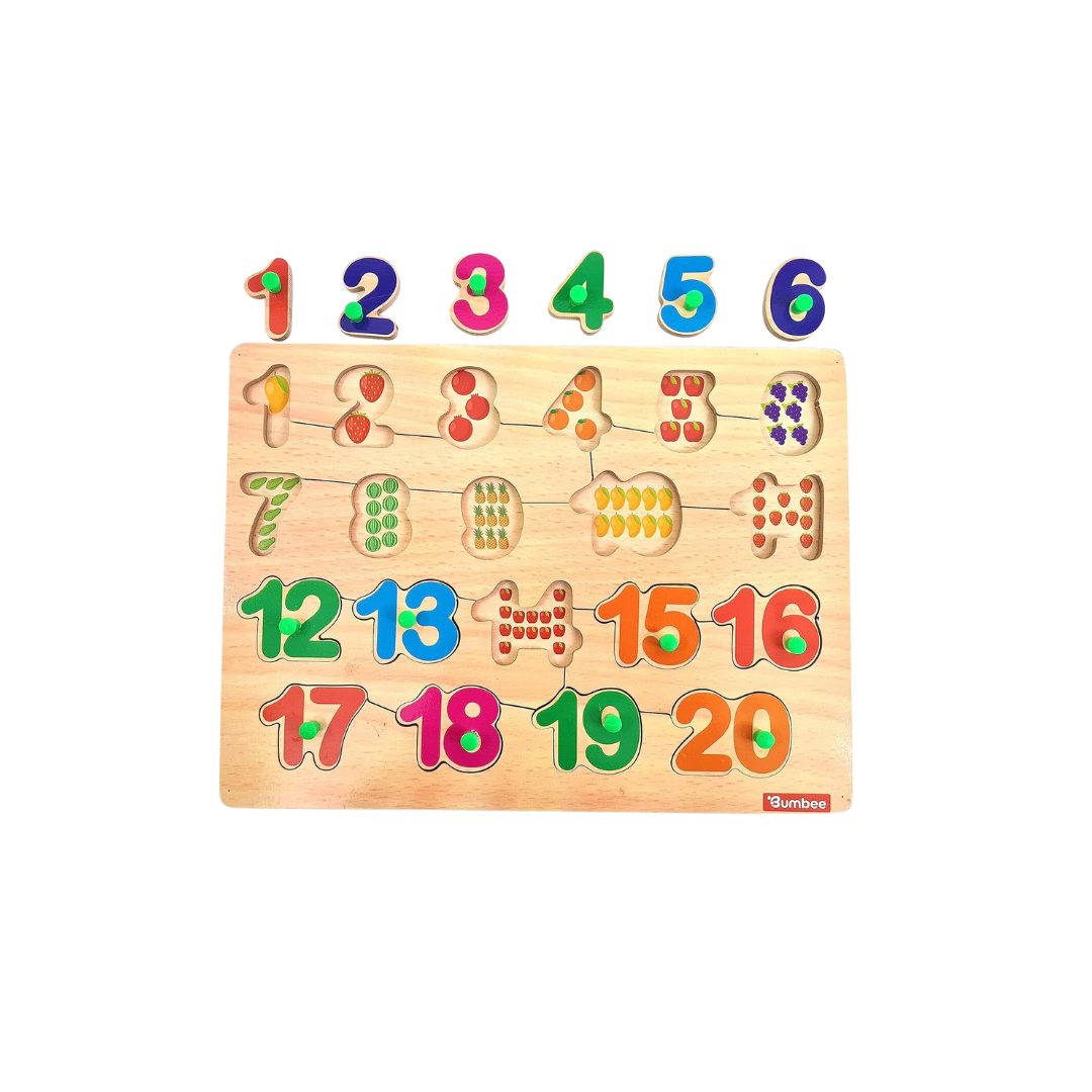 Bumbee 123 Adventures: Wooden Educational Toy - Numbers