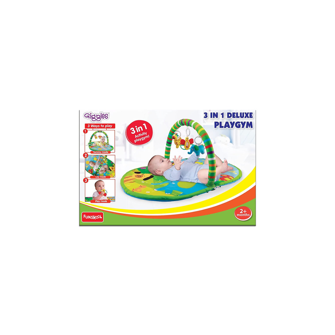 Funskool Baby 3 in1 Deluxe Playgym Multicolor
