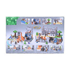 Brick 2-In-1 My World Blocks 818 Pcs Creative Construction Brick Toy Adventure Theme Playset