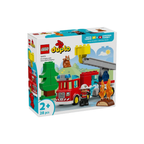 Lego 10473 Duplo Fire Truck With Hose And Firefighter (28 Pieces)