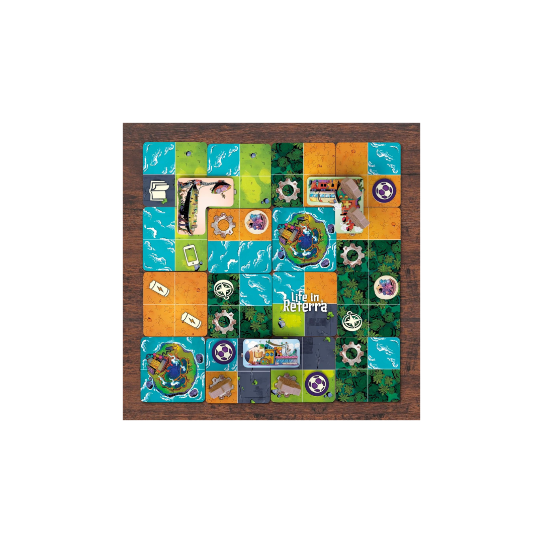Hasbro Gaming Life in Reterra - A Community (Re) Building Strategy Board Game