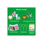 Skillmatics Shake-its: Amazing Animals | DIY Craft Kit with Keychains
