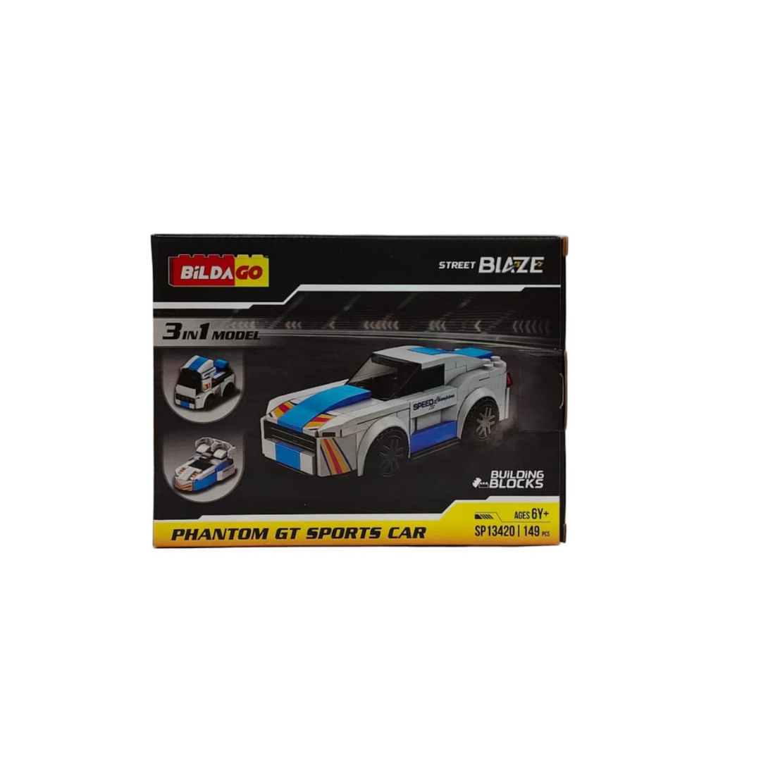 Bildago Street Blaze Phantom GT Sports Car (149 Pieces)