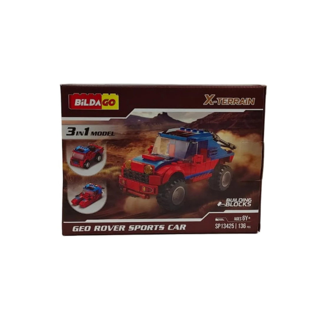 Bildago X-Terrain Geo Rover Sports Car (136 Pieces)