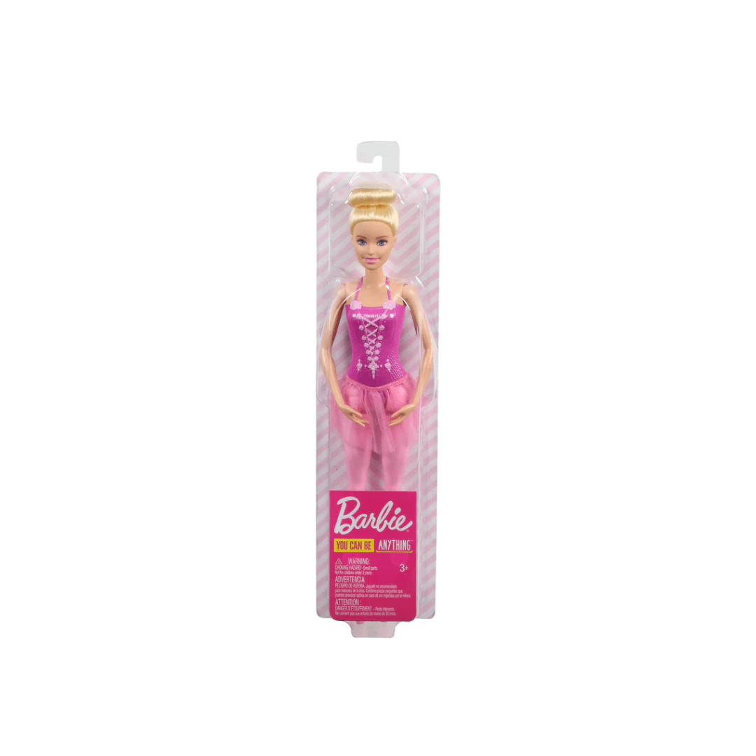 Mattel Barbie Ballerina Doll With Tutu And Sculpted Toe Shoes
